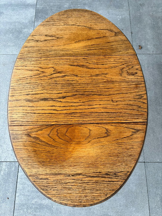 Image 1 of Gateleg Drop Leaf Table - Oak 