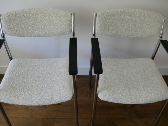 Image 1 of set of 2 gijs van der sluis dining chairs