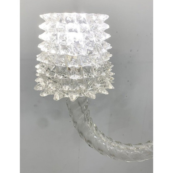 Image 1 of Vintage Rostrato glass chandelier by Ercole Barovier, Italy 1940s