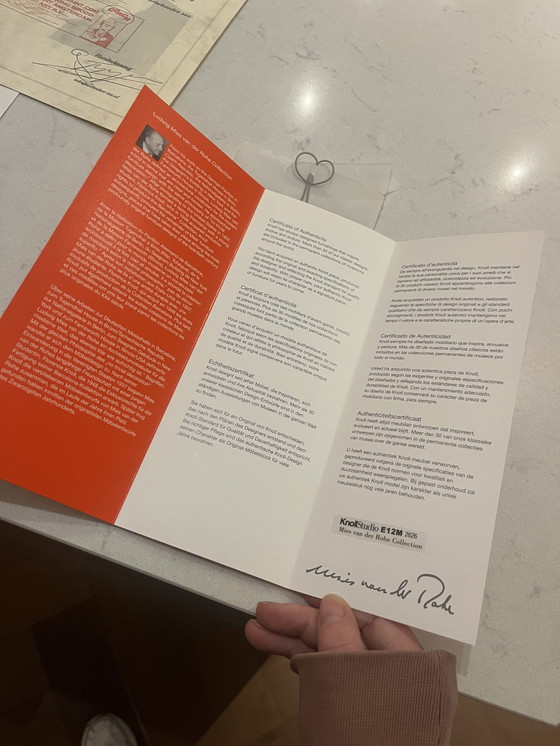 Image 1 of Knoll Barcelona Chair, Mies Van Der Rohe