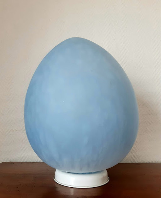 Uovo egg lamp by Fontana Arte 1980