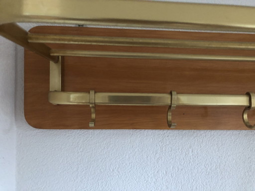 Wall Coat Rack Vintage 1950s