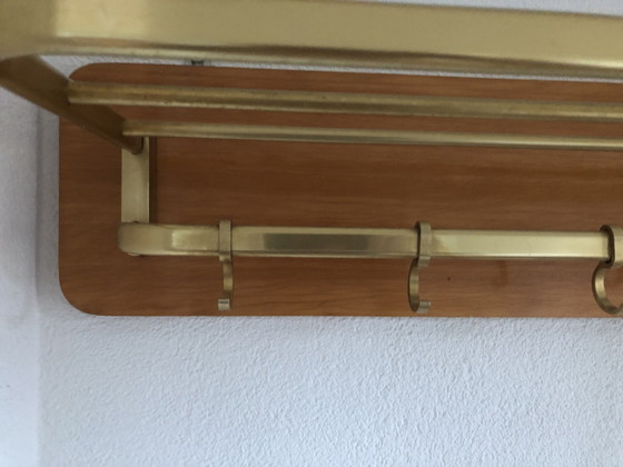 Image 1 of Wall Coat Rack Vintage 1950s