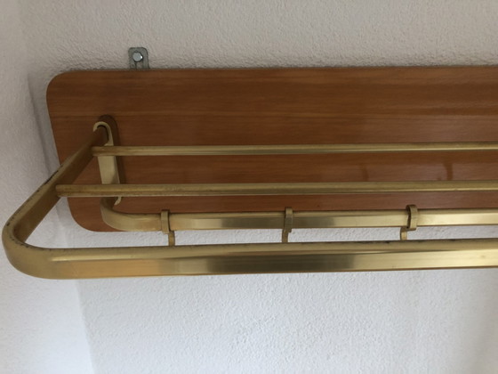 Image 1 of Wall Coat Rack Vintage 1950s