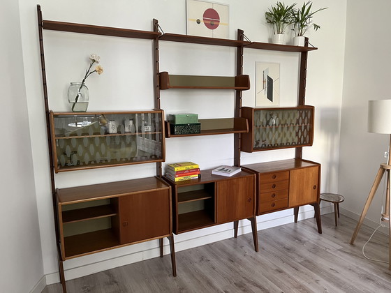 Image 1 of John Texmon Teak Wall unit