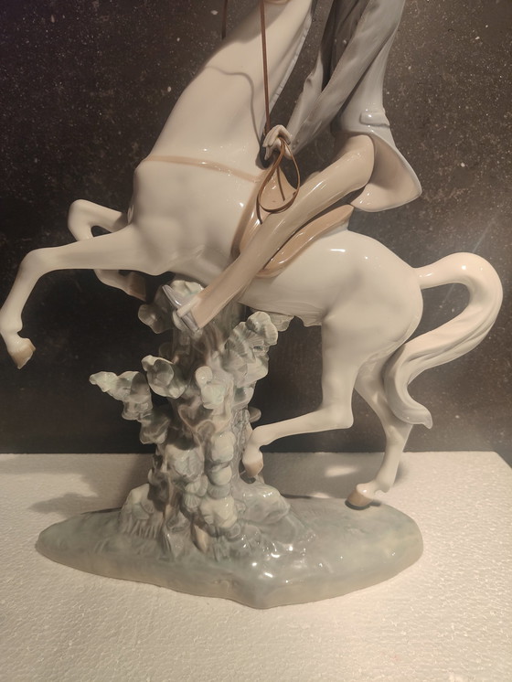 Image 1 of Figura de porcelana Lladró Hombre a Caballo 1969-85 4515G