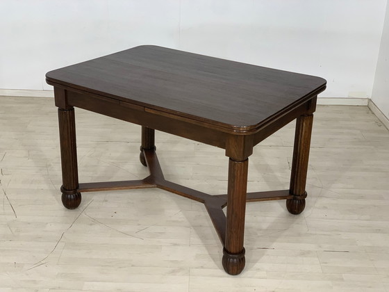 Image 1 of Art Nouveau dining table dining table around 1900