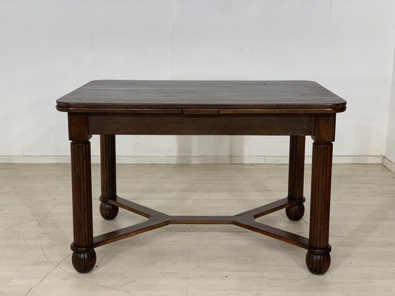 Image 1 of Art Nouveau dining table dining table around 1900