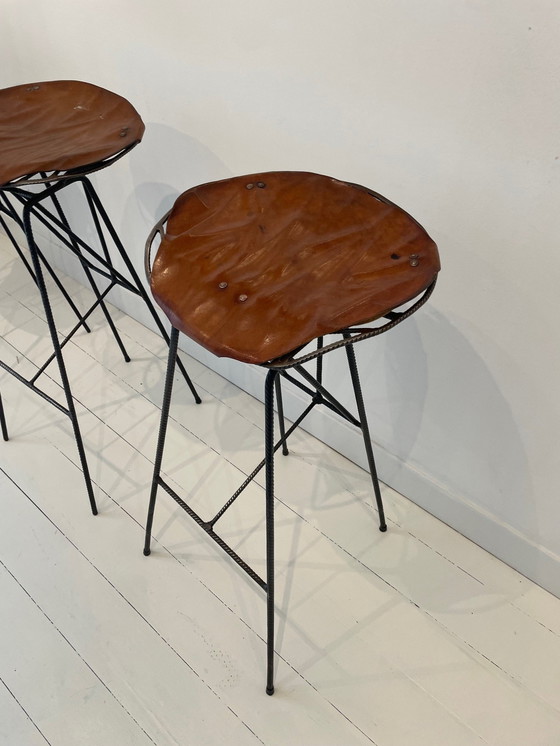 Image 1 of 6x Sander Wassink barstools