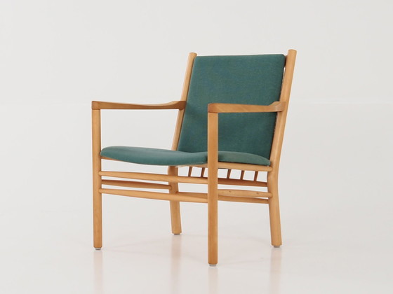 Image 1 of Beech Armchair, Danish Design, 1970S, Designer: Erik Ole Jørgensen, Manufacture: Tarm Stole & Møbelfabrik