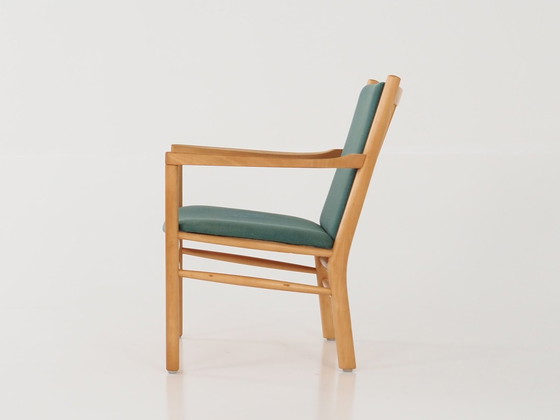 Image 1 of Beech Armchair, Danish Design, 1970S, Designer: Erik Ole Jørgensen, Manufacture: Tarm Stole & Møbelfabrik