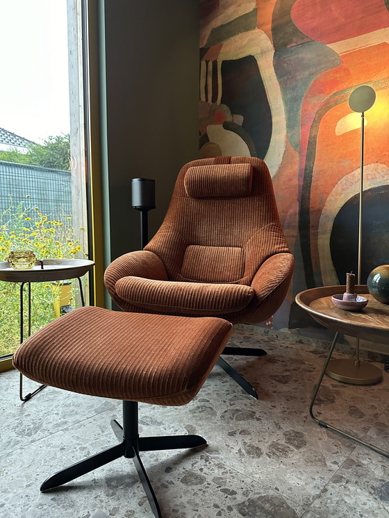 Image 1 of Bolia armchair Saga Grand with footstool and headrest