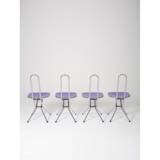 Image 1 of Set of 4 vintage Isak chairs by Niels Gammelgaard for Ikea, 1980