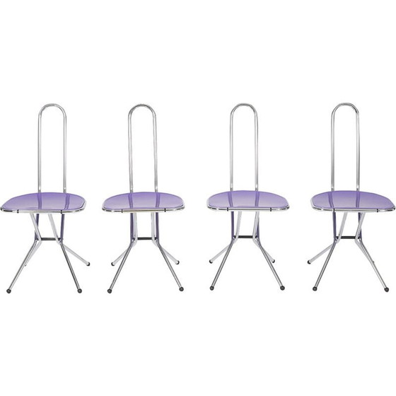Image 1 of Set of 4 vintage Isak chairs by Niels Gammelgaard for Ikea, 1980