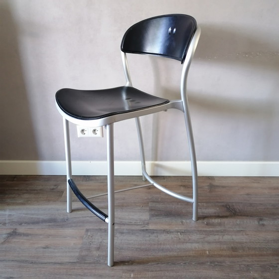 Image 1 of 6x Pamplona barstool/stool by G. Topan and G. Perin for Arper