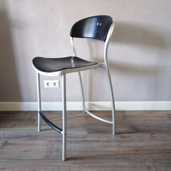 Image 1 of 6x Tabouret de bar/tabouret Pamplona par G. Topan et G. Perin pour Arper