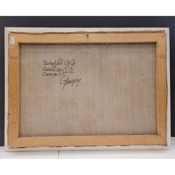 Image 1 of Vintage painting representing a still life by Onik Sahakian