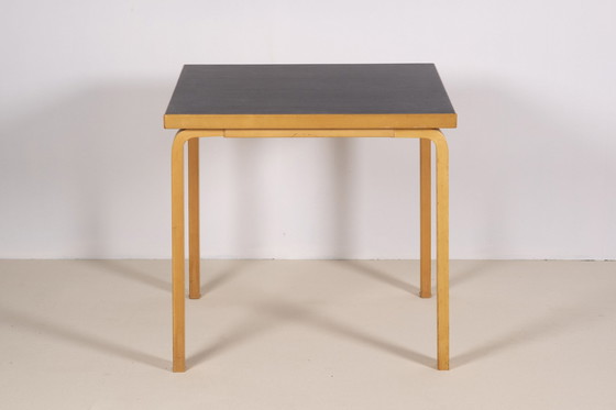 Image 1 of 1X Alvar Aalto 81C Square Table By Artek, 1970S