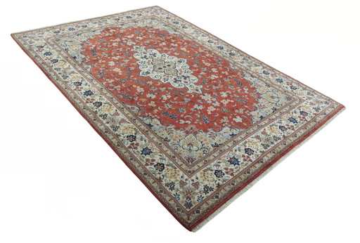 Hand-knotted Keshan Cork Rug - 347 X 244 Cm