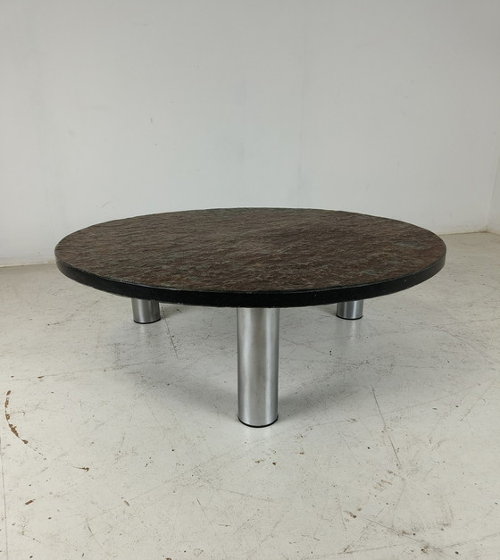 Image 1 of Table basse en ardoise