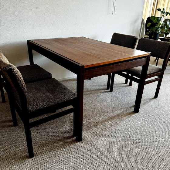 Image 1 of Set/4 Cees Braakman For Pastoe Dining Chairs Mcm