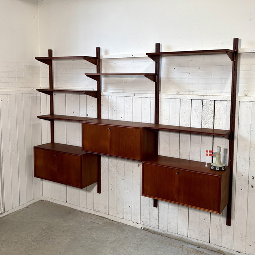 Modular Wall System Cabinet Danish Teak