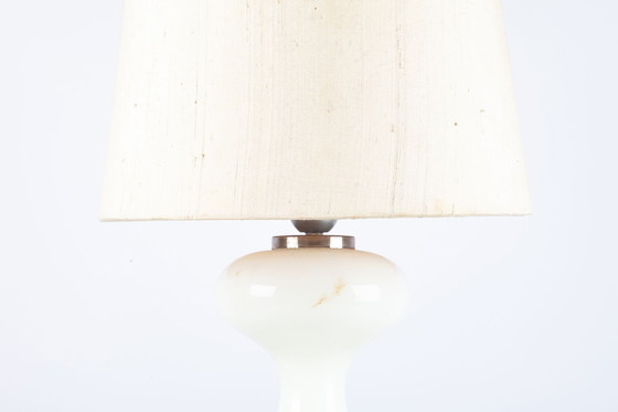 Image 1 of White ML1 table lamp made of Murano glass by Ingo Maurer, 1970s