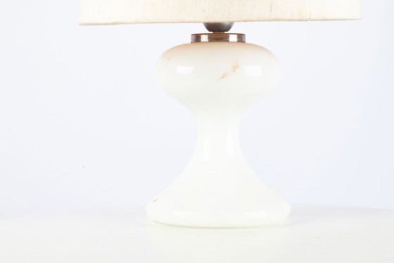 Image 1 of White ML1 table lamp made of Murano glass by Ingo Maurer, 1970s