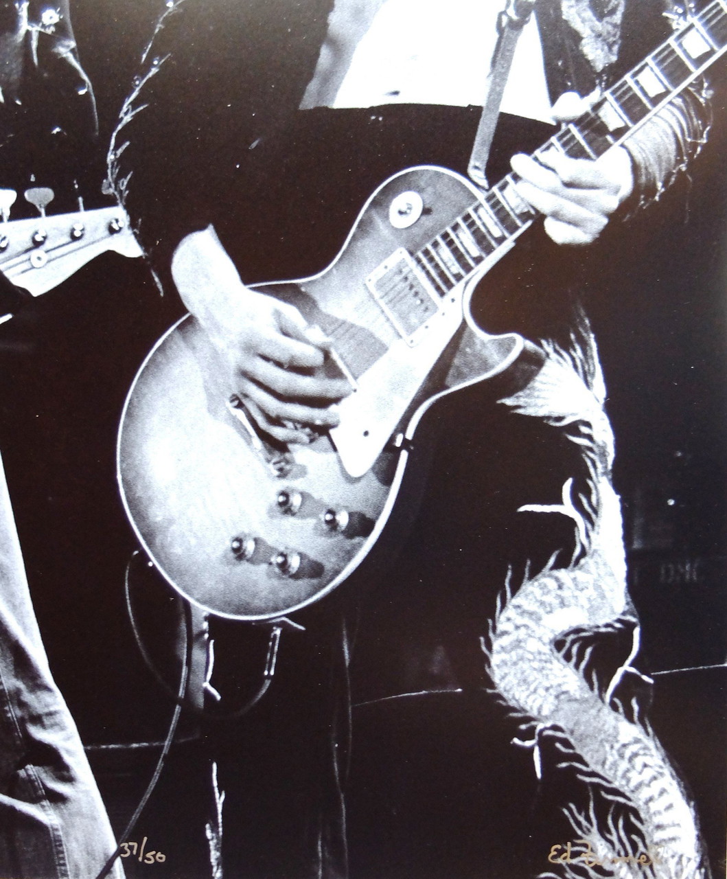 Led Zeppelin, Jimmy Page And Robert Plant, Concert In L.A. In 1975