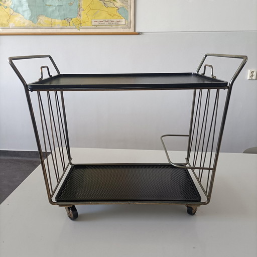 Vintage serving trolley