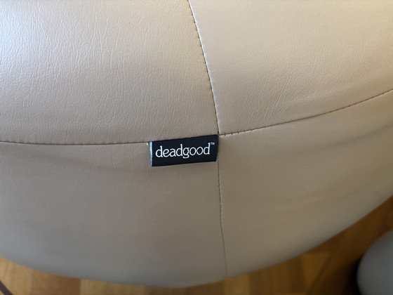 Image 1 of Deadgood Reading Capsule 2.5 posti in pelle beige