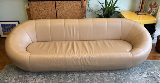 Deadgood Reading Capsule 2.5 Seater Leather Beige