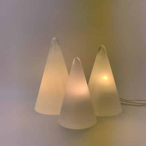 3x - SCE Teepee Table Lamps - 1970s, France 