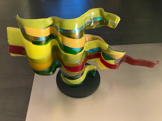 Image 1 of Colorful Glass Object