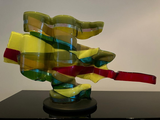 Image 1 of Colorful Glass Object