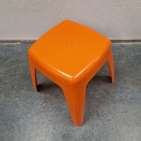 Image 1 of Sgabello vintage arancione anni '70 Flair Spaceage 