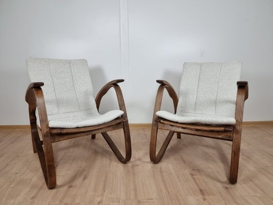 Image 1 of 2x Jan Vanek Armchairs