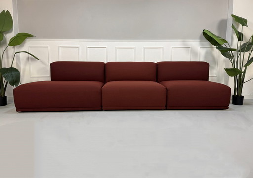 Muuto Connect designer sofa fabric red + other modules