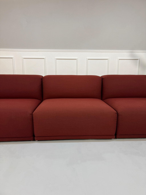 Muuto Connect designer sofa fabric red + other modules