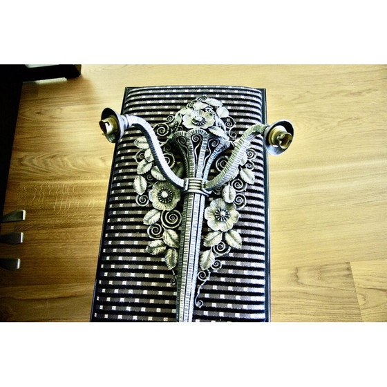 Image 1 of Vintage bouquet doublet wall lamp by Edgar Brant 1930s
