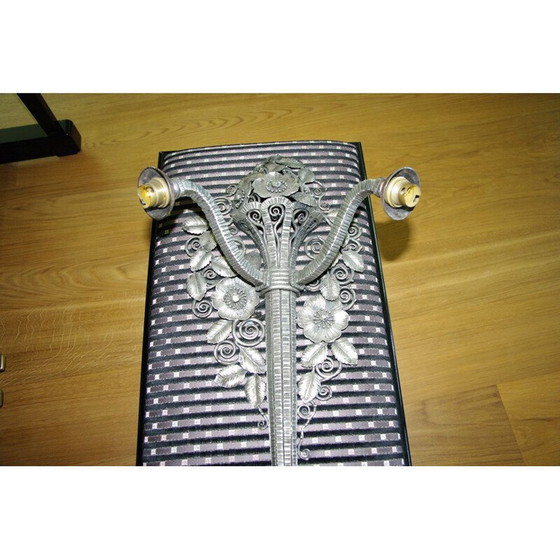 Image 1 of Vintage bouquet doublet wall lamp by Edgar Brant 1930s