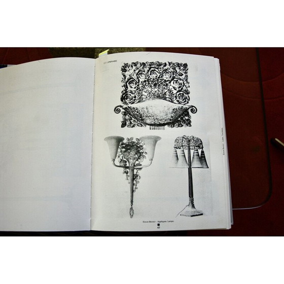 Image 1 of Vintage bouquet doublet wall lamp by Edgar Brant 1930s