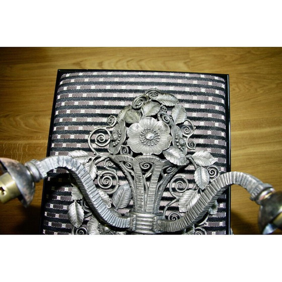 Image 1 of Vintage bouquet doublet wall lamp by Edgar Brant 1930s