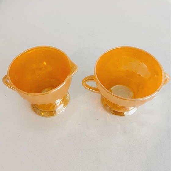 Image 1 of Vintage cream set Anchor Hocking Fireking 1950's