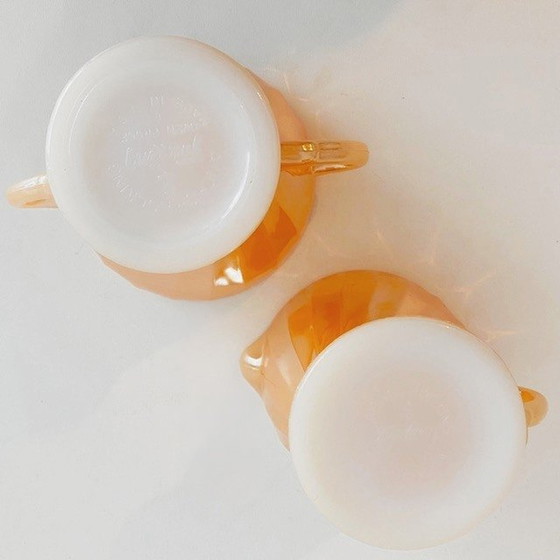 Image 1 of Vintage cream set Anchor Hocking Fireking 1950's