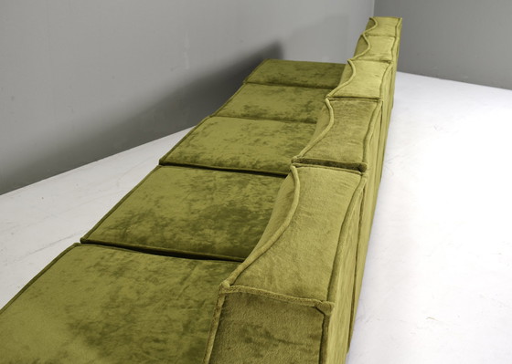 Image 1 of Green velvet sectional sofa in the style of COR TRIO – circa 1970