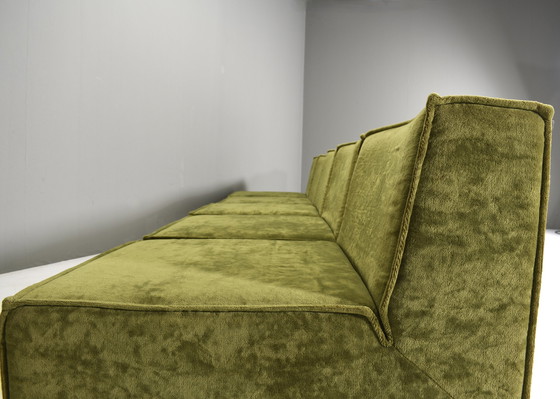 Image 1 of Green velvet sectional sofa in the style of COR TRIO – circa 1970