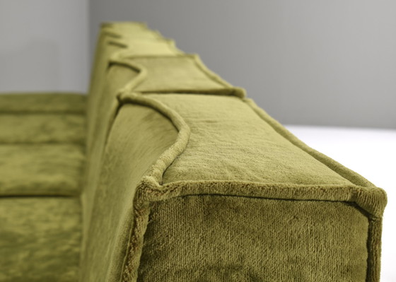 Image 1 of Green velvet sectional sofa in the style of COR TRIO – circa 1970