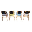 Set of four vintage chairs