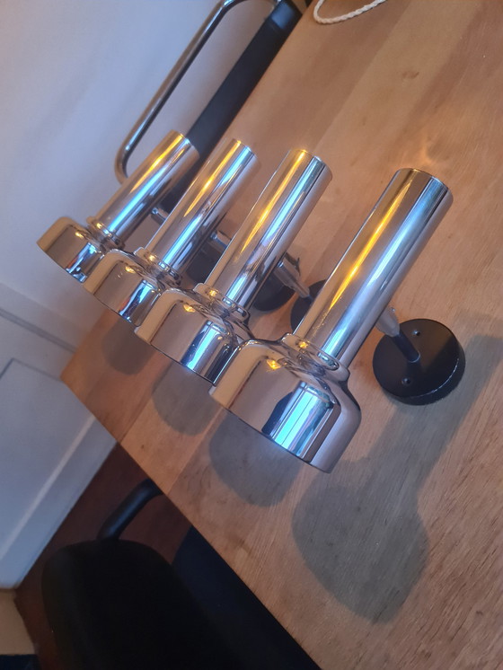 Image 1 of 4 Pieces - Cosack Leuchten - Wall / Ceiling Spotlights - 60s - Germany